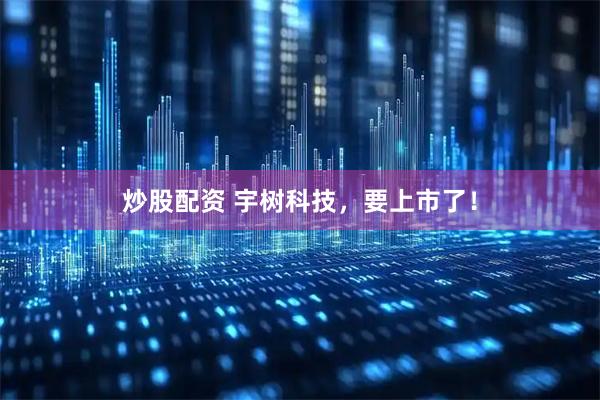 炒股配资 宇树科技，要上市了！